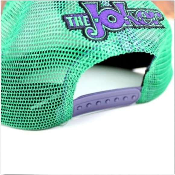 Batman Joker Snapback DC Comic Graphic Trucker Hat - Picture 4 of 6